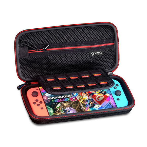 eNicer Eternity Seris Nitendo Switch Carry Case Protective Zipper Hard Shell Portable Eva Travel Console package for Nitendo Switch Games and Memery Cards