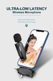 eNICER Plug & Play 3 in 1 Wireless Microphone, Video Recording Lavalier Microphone for Phone, PC, Camera, Noise Reduction Auto-syncs Mic for for TikTok YouTube Facebook Live Stream, Vloggers etc.