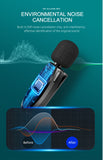 eNICER Plug & Play 3 in 1 Wireless Microphone, Video Recording Lavalier Microphone for Phone, PC, Camera, Noise Reduction Auto-syncs Mic for for TikTok YouTube Facebook Live Stream, Vloggers etc.