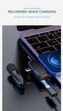eNICER Plug & Play 3 in 1 Wireless Microphone, Video Recording Lavalier Microphone for Phone, PC, Camera, Noise Reduction Auto-syncs Mic for for TikTok YouTube Facebook Live Stream, Vloggers etc.