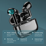 AWEI T29 True Wireless Earbuds Bluetooth 5.0  With Mic Touch Control Waterproof IPX4 Stereo Sound For All kinds of Phones