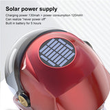 Unisex Comfortable Solar Power safety helmet Smart Bluetooth Summer Cooling Fan Cycling Motorcycle Helmet Cap crash helmet half helmet Motorcycle accessories
