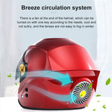 Unisex Comfortable Solar Power safety helmet Smart Bluetooth Summer Cooling Fan Cycling Motorcycle Helmet Cap crash helmet half helmet Motorcycle accessories