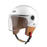 Smart4u Retro Helmet Motorcycle Bicycle Winter Warm Windproof Vintage Helmet Adult Outdoor Safely Hat(56-62cm)